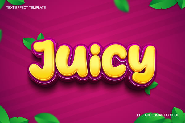 Juicy Text Effect