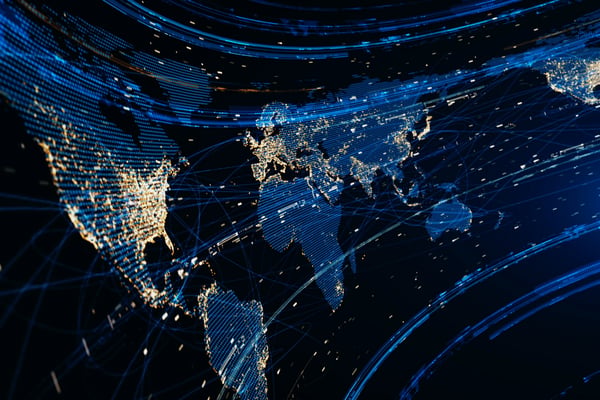 News World Map Background Loop