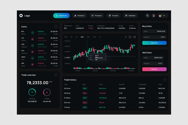 Crypto Dashboard UI Kit