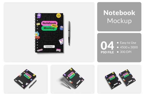 Notebook Mockup