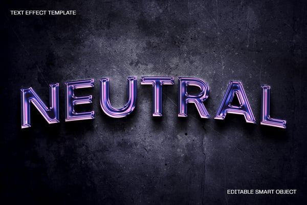 Elegant Chrome Text Effect