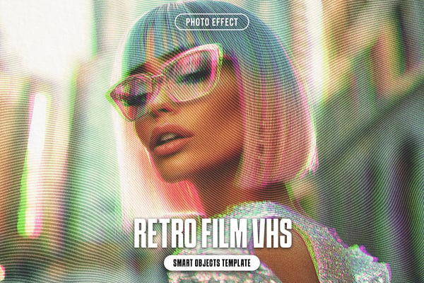 Retro Film VHS Photo Effect