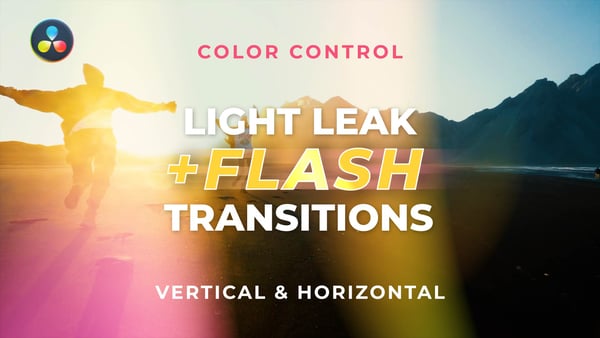 Light Leak Flash Transitions