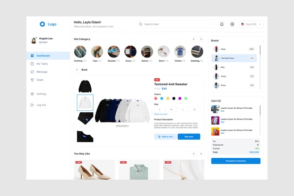 E-Commerce Dashboard UI Kit