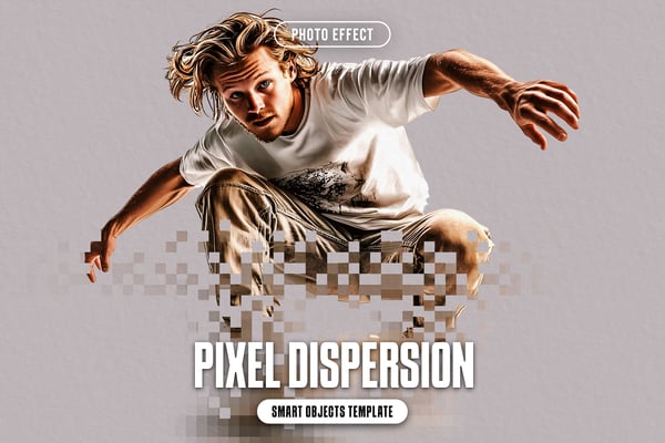 Pixel Dispersion Photo Effect