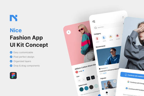 Nice_Fashion App UI Kit