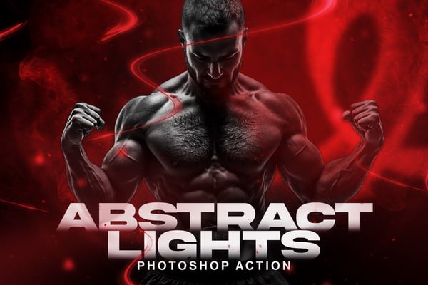 Abstract Lights Photoshop Action