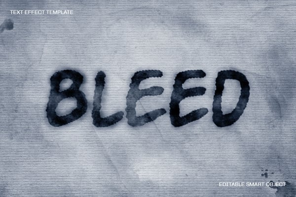Ink Paper Text Effect