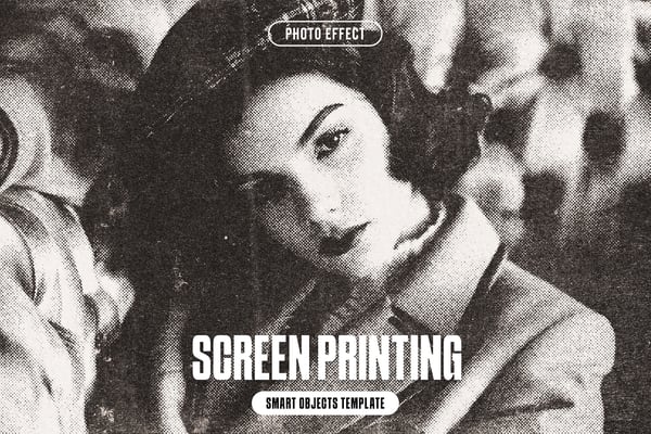 Screen Printing Photo Effect