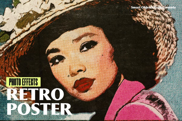 Retro Poster Photo Effect