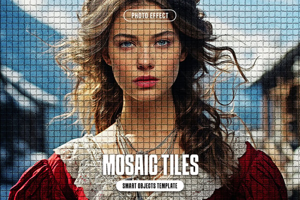 Mosaic Tiles Photo Effect