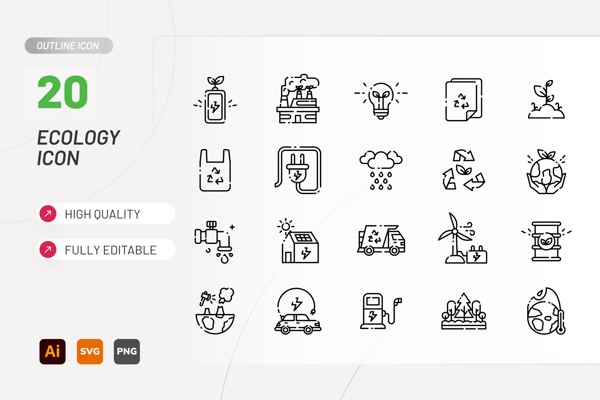 Ecology Line Icon