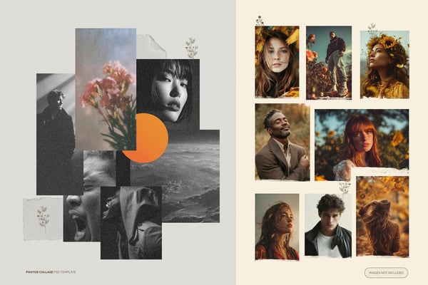 Photos Collage PSD Templates