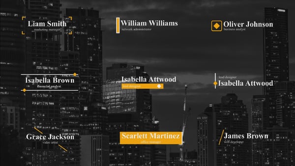 Minimal Lower Thirds for Davinci Resolve. 02