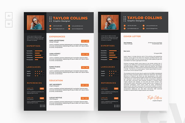 Graphics Styles Resume CV