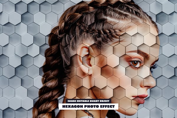 Hexagon Photo Effect