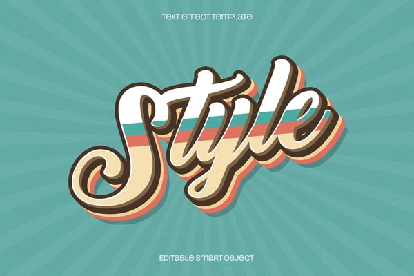 Retro Vintage Text Effect