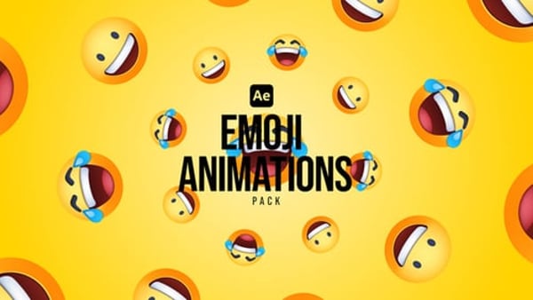 Emoji Animations Pack - Social Reaction Motion Graphics Pack