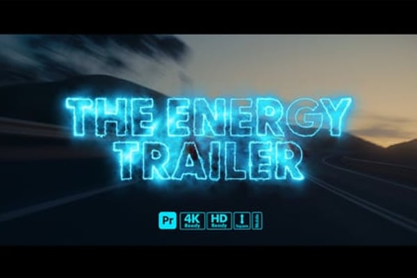 Energy Trailer Titles for Premiere Pro – Powerful Cinematic Text Animations for Action Videos