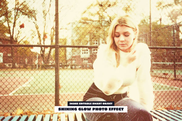 Shining Glow Photo Effect