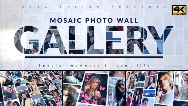 Mosaic Photo Gallery 4K