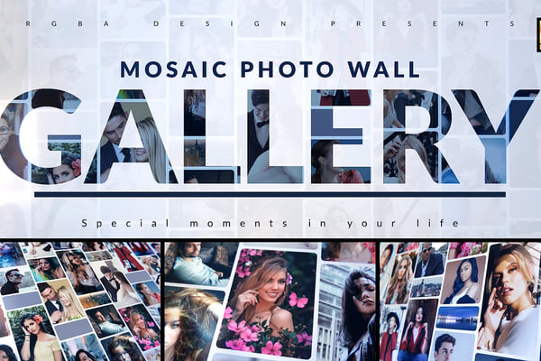 Mosaic Photo Gallery 4K