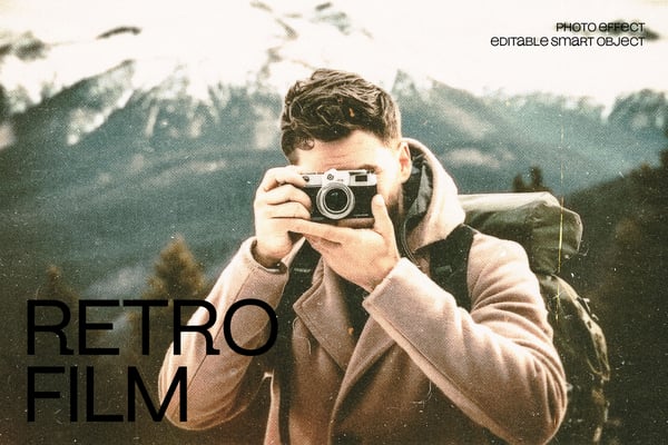 Retro Film Photo Effect
