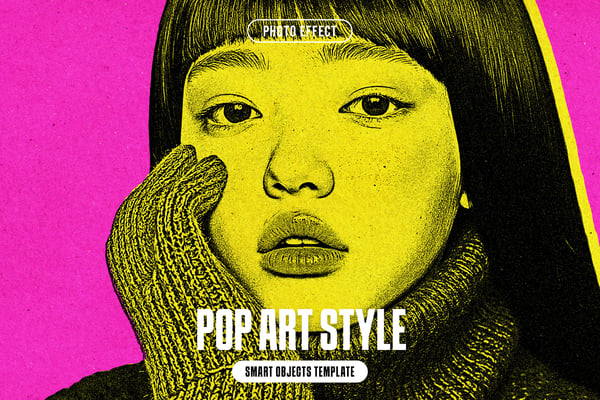 Pop Art Style Photo Effect