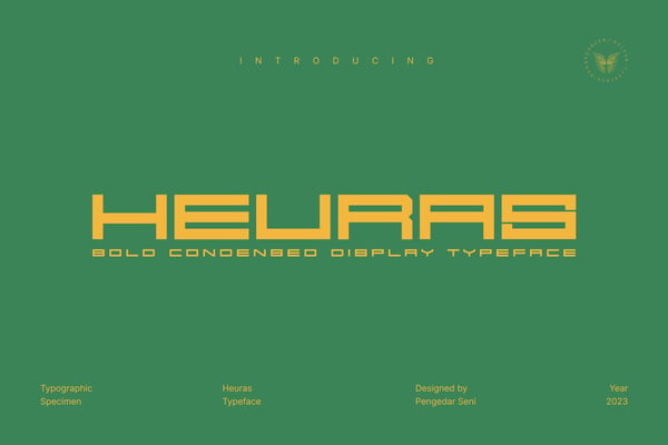 Heuras - Condensed Bold Sans