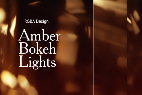 Bokeh Lights Amber Backgrounds | Video In Loop