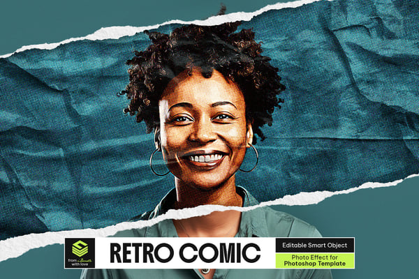 Retro Comic Photo Effect