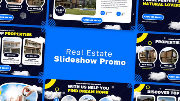 Real Estate Slide Promo Template