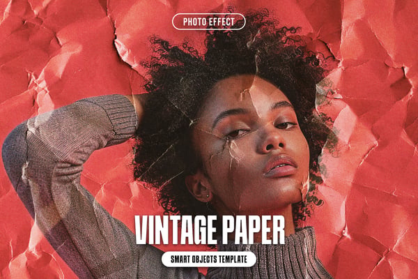 Vintage Paper Photo Effect