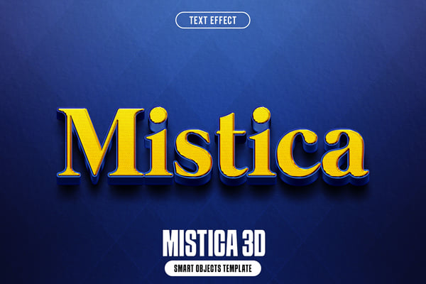 Mistica 3D Text Effect