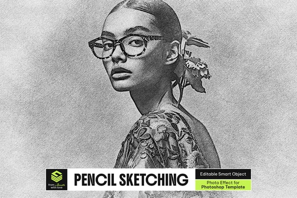 Pencil Sketching Photo Effect