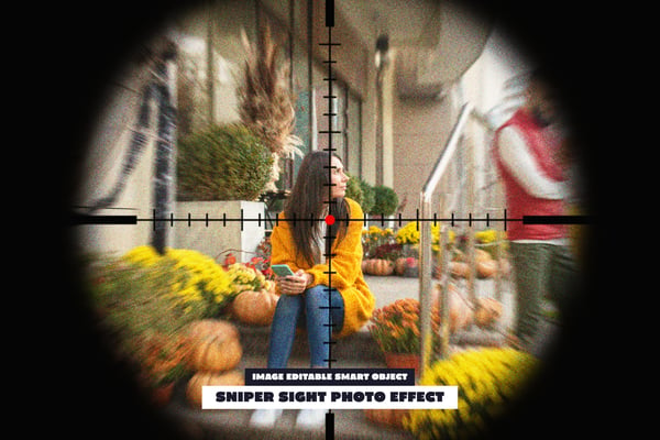 Sniper Sight Photo Effect