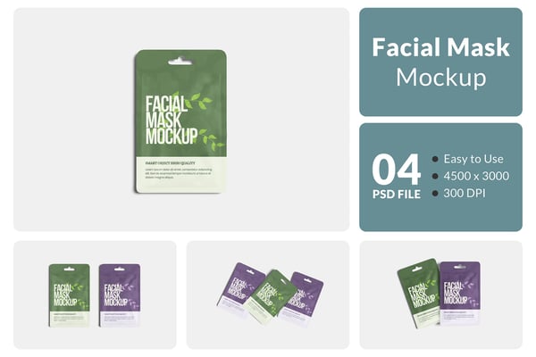 Facial Mask Mockup