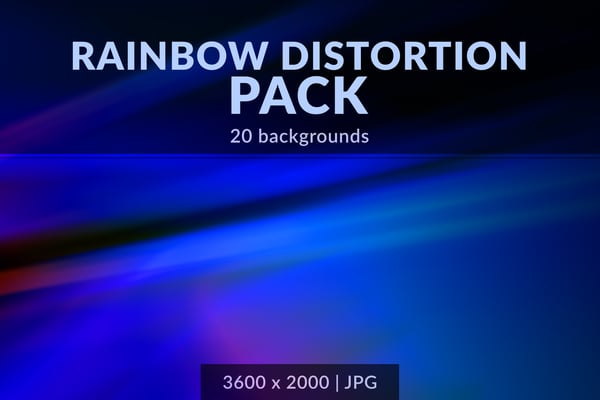 Rainbow Distortion Backgrounds Pack