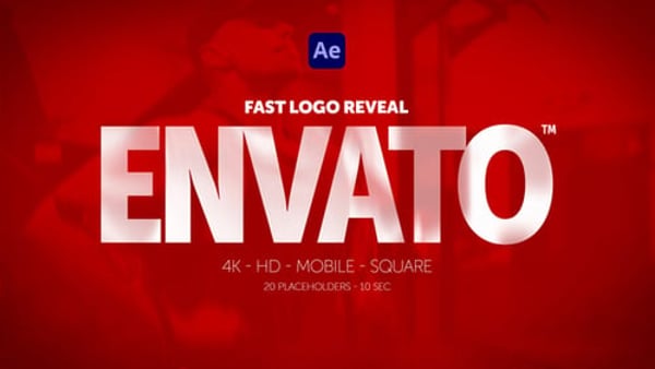 Fast Logo Reveal - Quick Logo Animation Motion Template