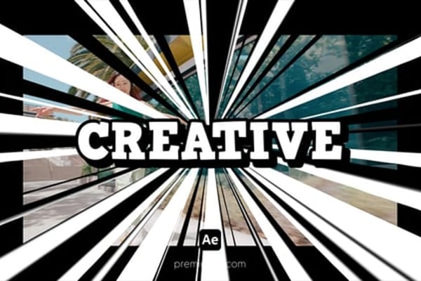Fast Titles Pack Comic - Pop Art Typography Animation Template