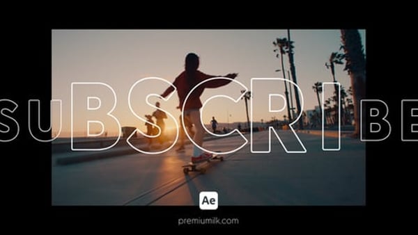 Fast Titles Pack Stroke - Outline Typography Animation Template