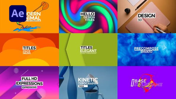 Dynamic Modern Text Animation Toolkit | AE