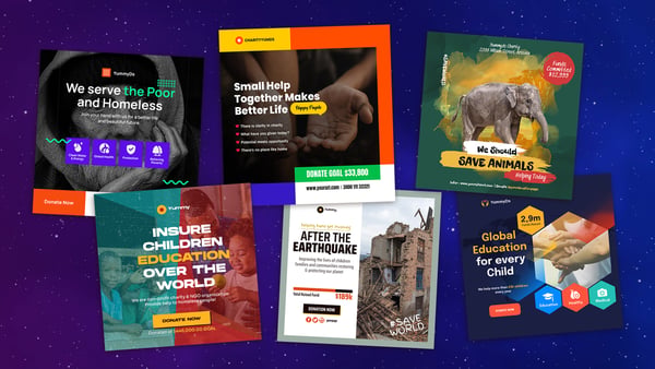 Charity Nonprofit & Donation Instagram Post