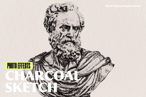 Charcoal Sketch Photo Effect