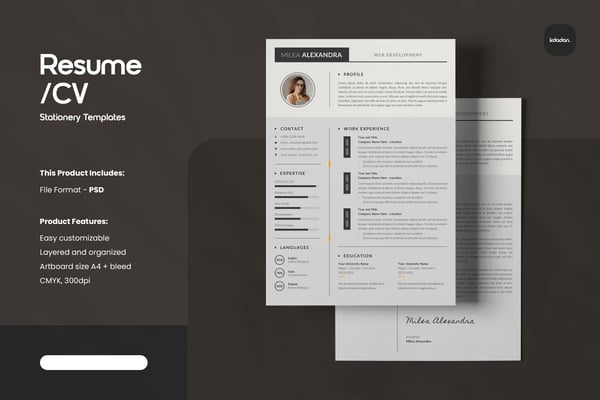 Resume/CV – Vol. 60