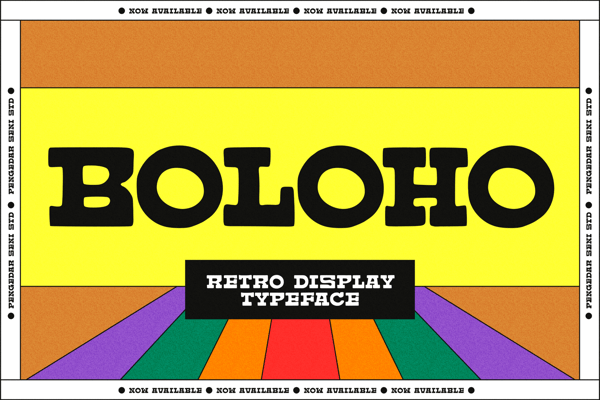 Boloho – Retro Display Typeface