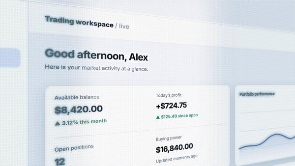 Personalized Stock Market Analytics UI Dashboard Interface