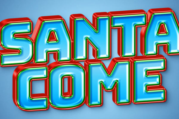 Festive Text Effect