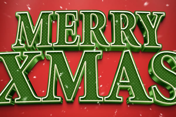 Festive Text Effect