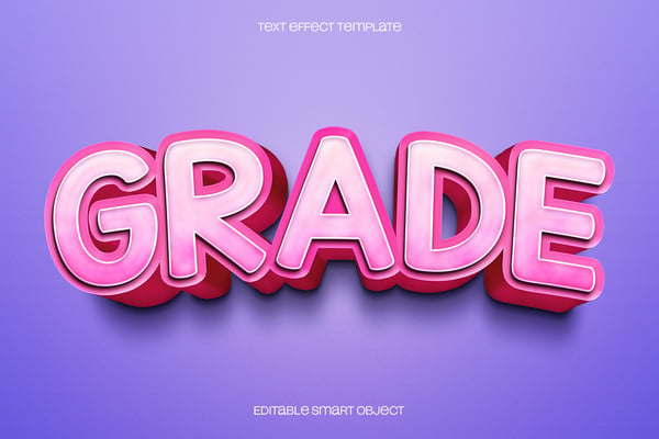 Grade Text Effect